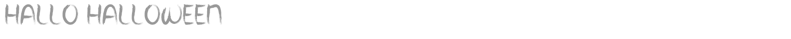 Hallo Halloween font preview
